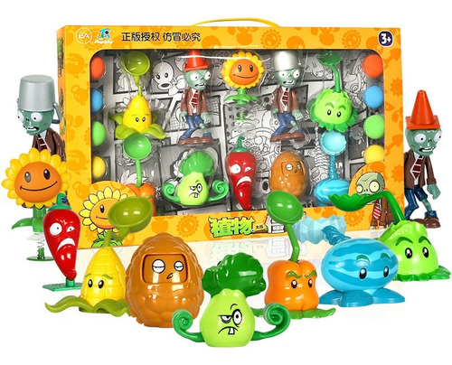 Plantas Vs Zombies Auténtico Juego Juguetes Zombie Sin