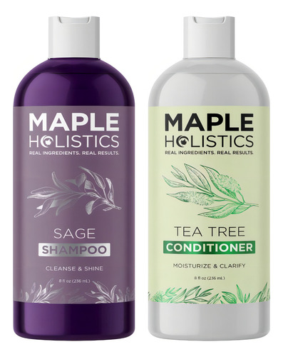 Champú Y Acondicionador Sin Sulfato Árbol De Té, Anticaspa