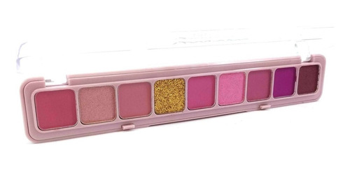 Imagen 3 de 9 de Paleta Sombras Compactas Ojos Matte Y Glitter Divine Pink 21