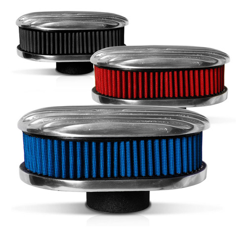 Filtro Ar Esportivo Carburador Aletado Volkswagen Motor A Ar
