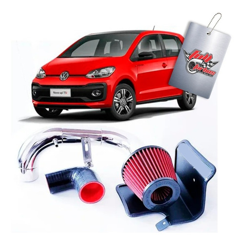 Imagem 3 de 6 de Kit Intake Inox Stage 2 Nox + Filtro Esportivo Vw Up 1.0 Tsi