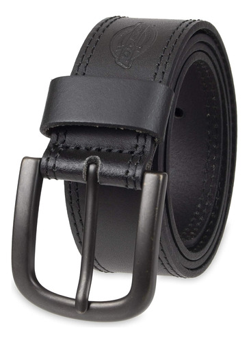 Cinturón Casual De Piel Dickies 34 Para Hombre, Color Negro