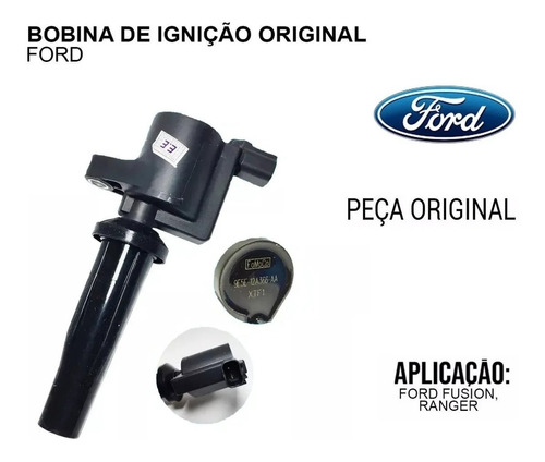 Imagem 1 de 3 de Kit 4 Bobina Original Ford Fusion 2.5 16v 10 11 12 13 14 15