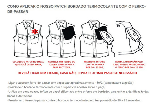 Patch Bordado Hell Bone (viagem, Motociclista )