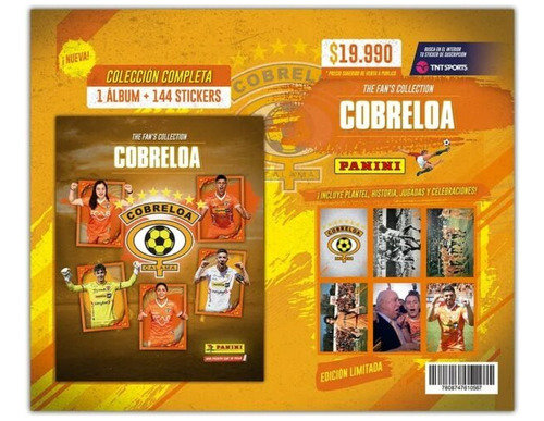 Álbum Cobreloa The Fan´s Collection + 144 Stickers