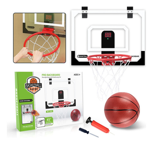 Juego Mini Portería Baloncesto Profesional Para Interiores