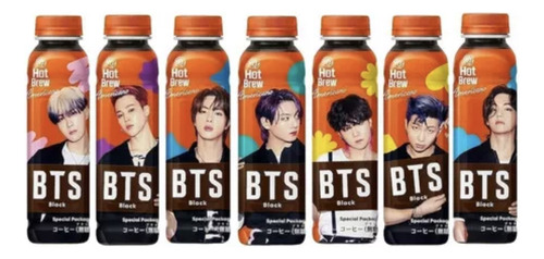 Café Bts Americano Black Set 7 Pzas Mixtas 350ml C/u