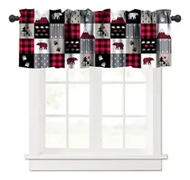 Comprar Cortinas Rústicas Retro Para Ventana - Animales Salvajes