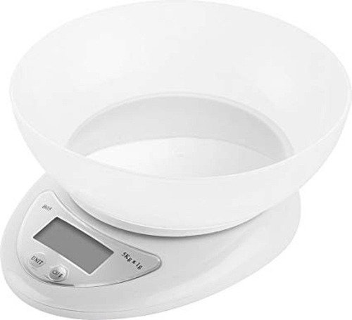 Balanza Digital 5kg De Cocina Con Bowl  1gr A 5 Kg/ Grantech