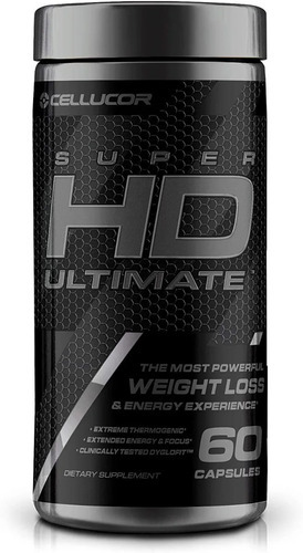 Super Hd Ultimate Cellucor Termogénico 60 Cápsulas Sabor Sin Sabor