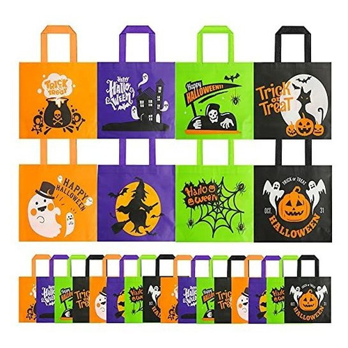 Shindel 24pcs Bolsas De Halloween O Truat, 13x10.2 7z6v8