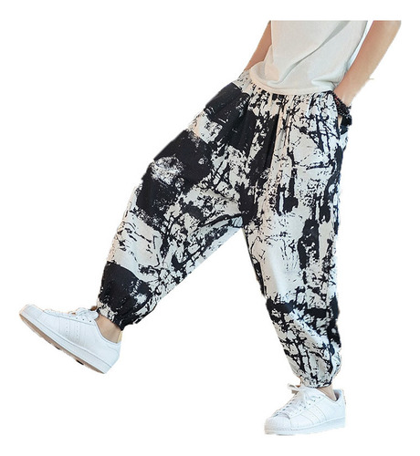 Pantalones Holgados Tipo Harén Para Hombre Y Mujer, Estilo H