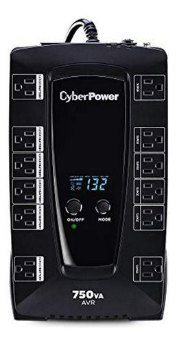 Cyberpower Avrg750lcd Intelligent Lcd Ups System, 750va-450w