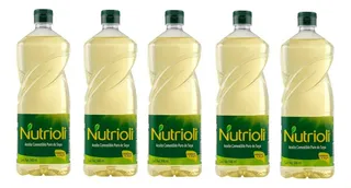 Aceite Nutrioli De 946 Ml - Puro De Soya - Caja Con 5 Pzs