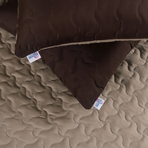 Capa Protetor Sofa Retratil 1,80m 02 Mód Dupla Face 400 Fios Cor Tabaco/caqui Liso