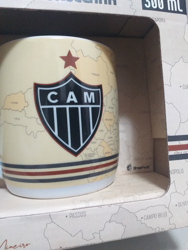 Kit Combo Atletico Mineiro Copo Termico + Caneca Porcelana