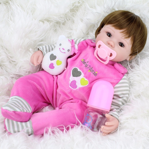 Auténtica Bebe Reborn 43 Cm Silicón Realista Varios Modelo B
