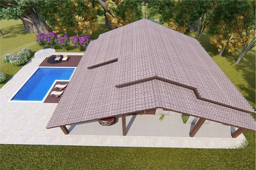 Imagem 4 de 9 de Planta De Casa 4 Quartos - Projeto Arquitetônico Completo