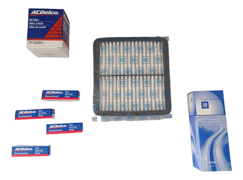 Kit Filtros Aire Aceite Gasolina Bujias Matiz G2 2014 2015