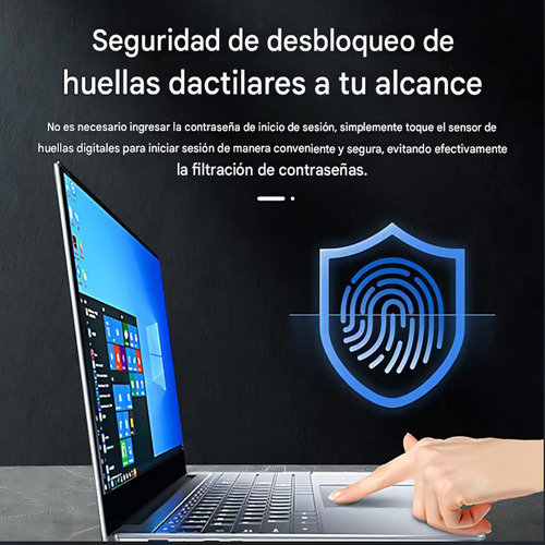 Delgada Ligera Computadora Portátil Win11 Celeron N4000 15.6 Plateado