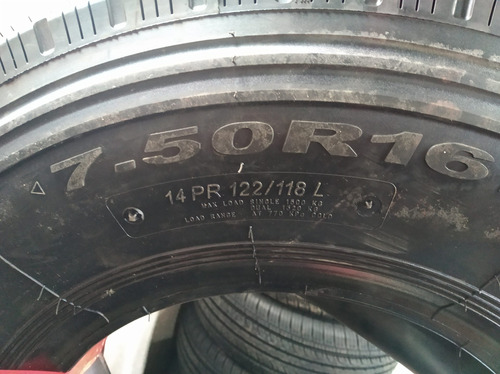 Cauchos 7.50 R16 14l Set Tripa Y Protector Taitong