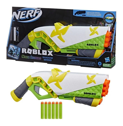 Lanzador Nerf Roblox Scorpion Hasbro F5486