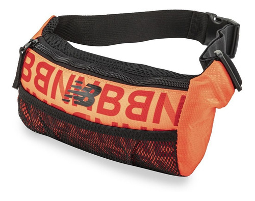 Riñonera New Balance Opp Core Deportiva Small Bolsillo Red Color Rojo Fluo