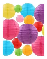 Comprar 10 Globo De Cantoya Lampara De Papel Pantalla China Colores