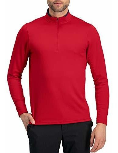 Jersey De Golf Con Media Cremallera Para Hombre - Chaqueta T