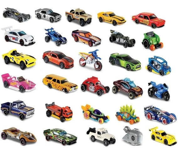 10 Carrinhos Hot Wheels Sortidos