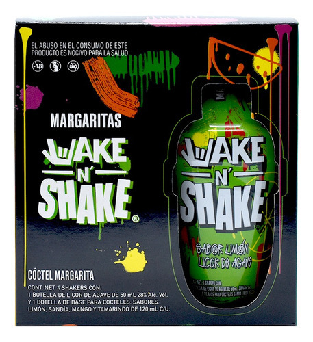 Margarita Wake N´ Shake 4 Pack
