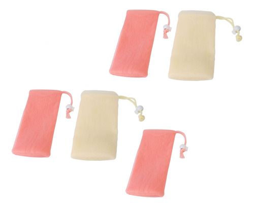 Bolsa De Jabón Foaming Net, 5 Unidades, De Malla Exfoliante