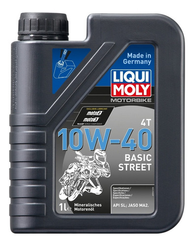 Liqui Moly 10w40 Street Aceite Lubricante Moto 4t X 1lt