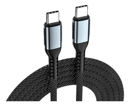 Cabo Tipo C Turbo Reforçado 100w Blindado Nylon Super Rapido