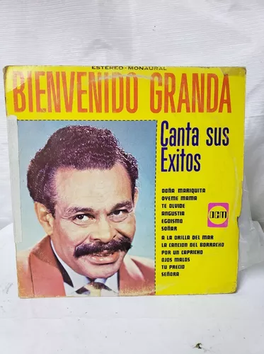 Disco de Vinil - BIENVENIDO GRANDA canta ANGUSTIA y otr