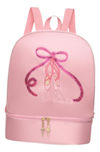 Mochila De Danza De Ballet Mochila Informal Con Rosa