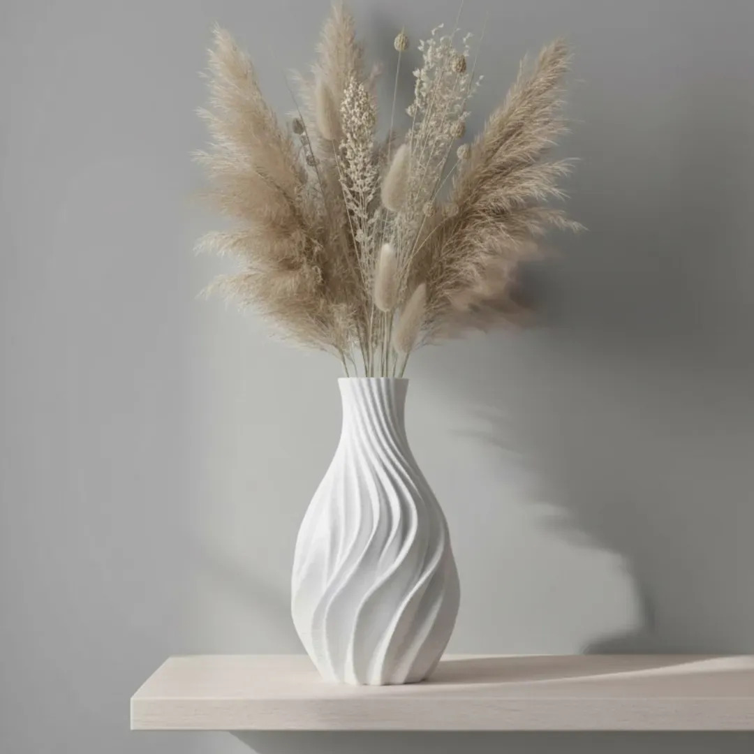 Florero Jarron Nórdico Glides Moderno Minimalista | Deco Blanco Glides
