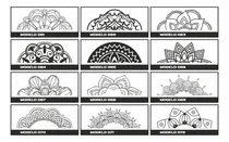 Comprar Vinilos Decorativos Medio Mandalas Respaldo Cama 1,50mtx57cm