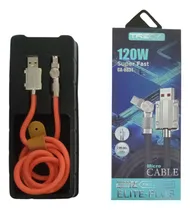 Comprar Cable Para Celular Micro Usb 120w Superfast Treqa