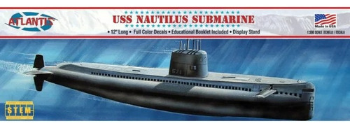 Uss Nautilus Submarine 1:300 Scale Plastic Model Kit