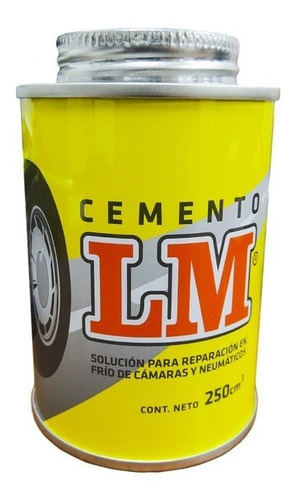 Cemento Solucion Pegamento Parches Cubierta Camara Lm250cc