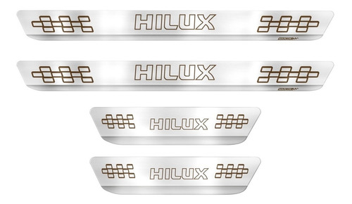 Soleira Inox Hilux Todos