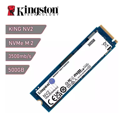 Disco sólido interno Kingston SNV2S/500G 500GB negro