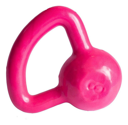Peso Kettlebell Halter 8kg S13-R, Musculação e Academia, Rosa - Acte