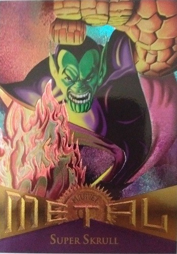 Hombres X - Fleer Marvel Metalizadas 95 #41 Super Skrull