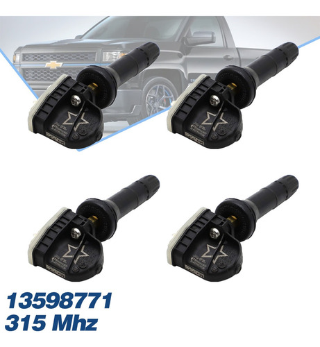 Sensor Presion Llanta Para Chevrolet Cheyenne 2007-2018