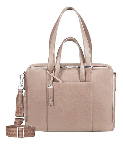 Laptop Bailhandle Samsonite Brightbeyond Bailhandle 15.6 2 Comp Beige