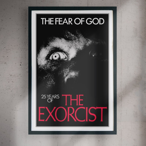 Cuadro 60x40 Peliculas - El Exorcista - Terror Poster Movie