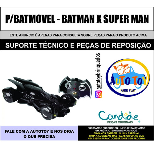 Batmóvel X Super Man 9615 - Peças De Reposição