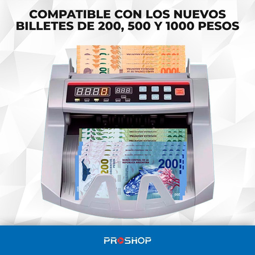 Imagen 9 de 10 de Contadora De Billetes Máquina Nuevo Modelo Detector Falsos